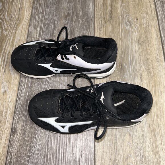 Mizuno 9 Spike Adv Franchise 8 Baseball Cleats Youth Size 12 Black Shoes 320507 - Picture 6 of 11